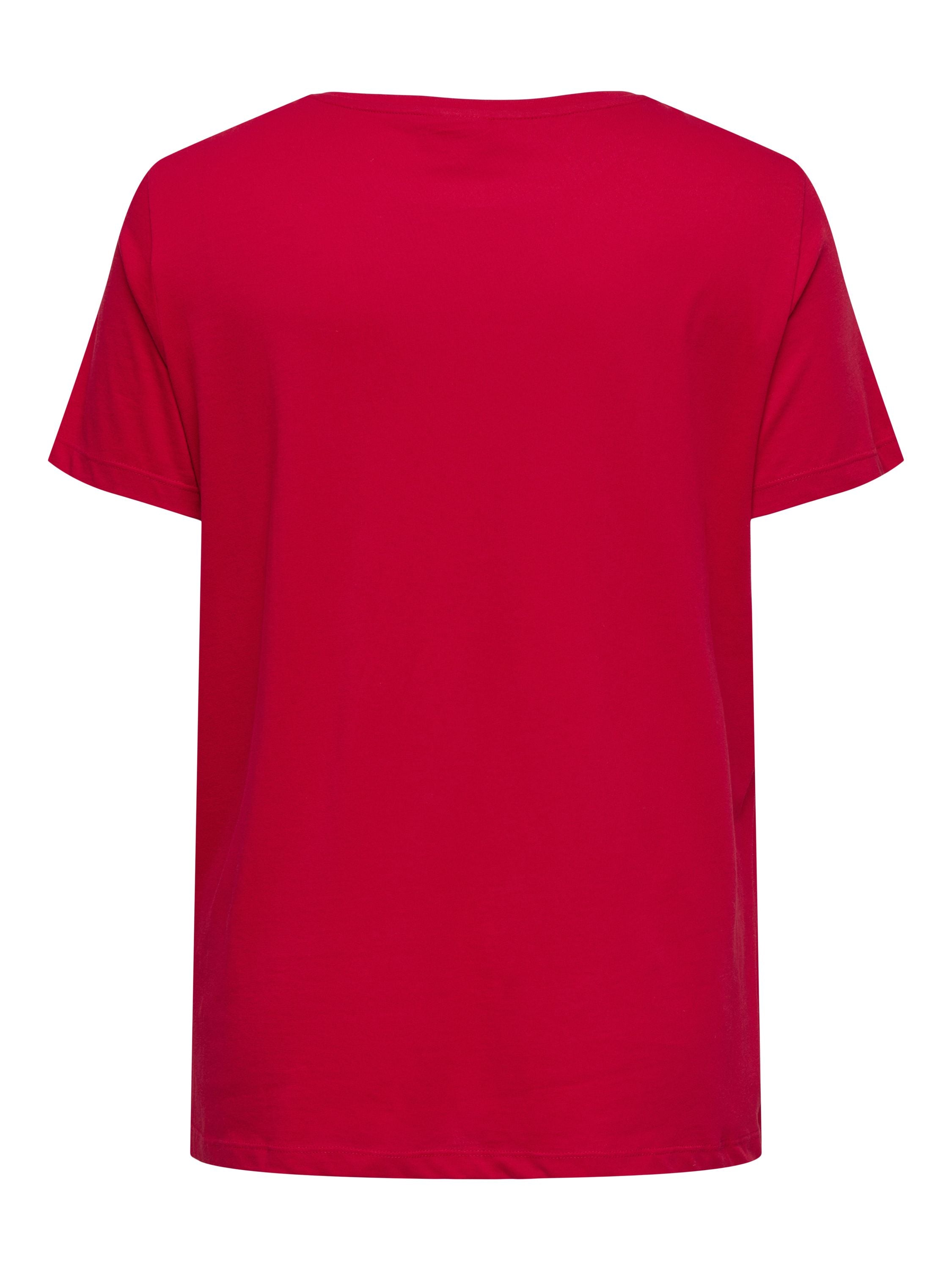 T-Shirt CARXMAS aus Baumwolle - Urban Red/CHRISTMAS SEQUINS MI - Rot