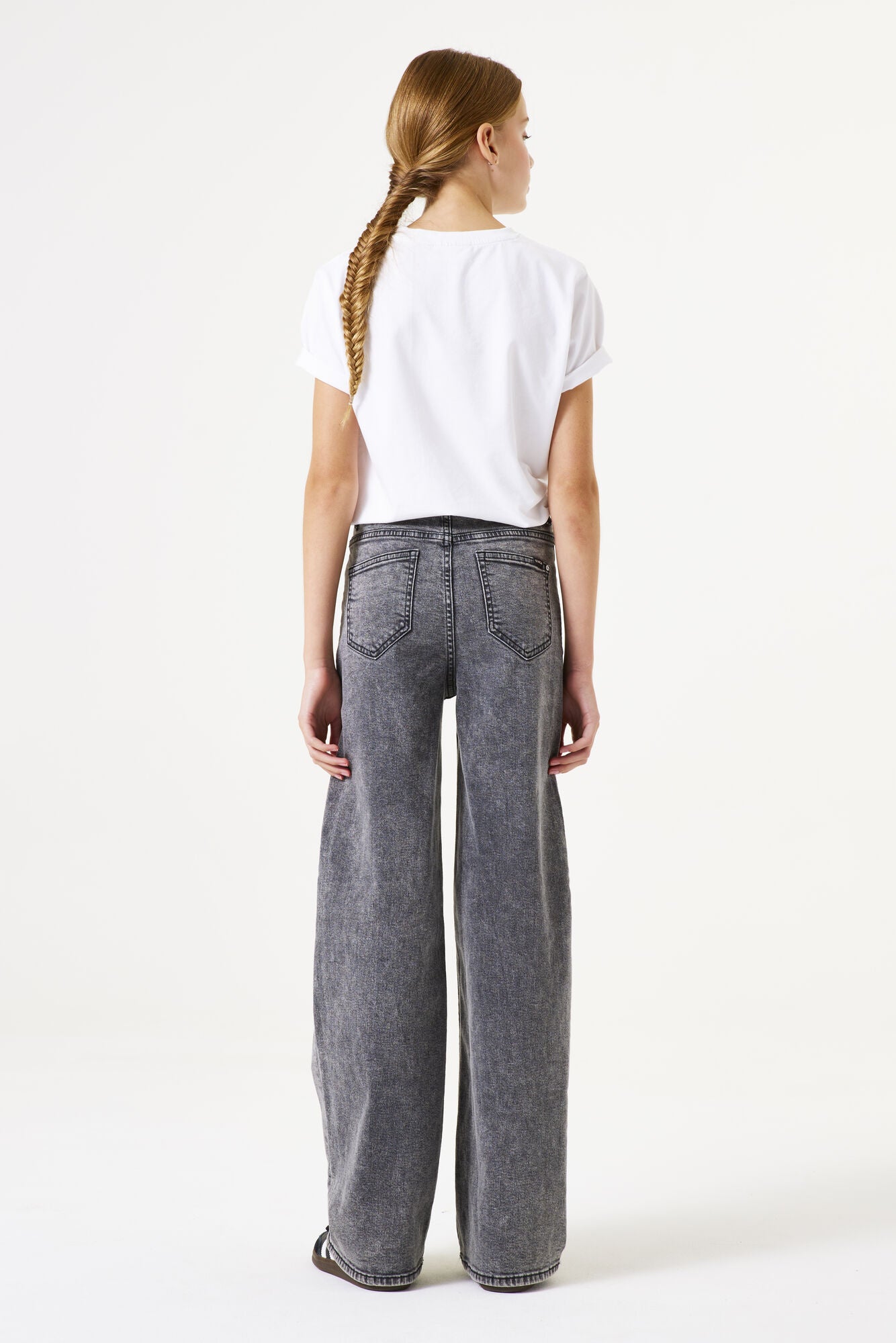 Jeans Wide Leg - 9753-medium used - Grau