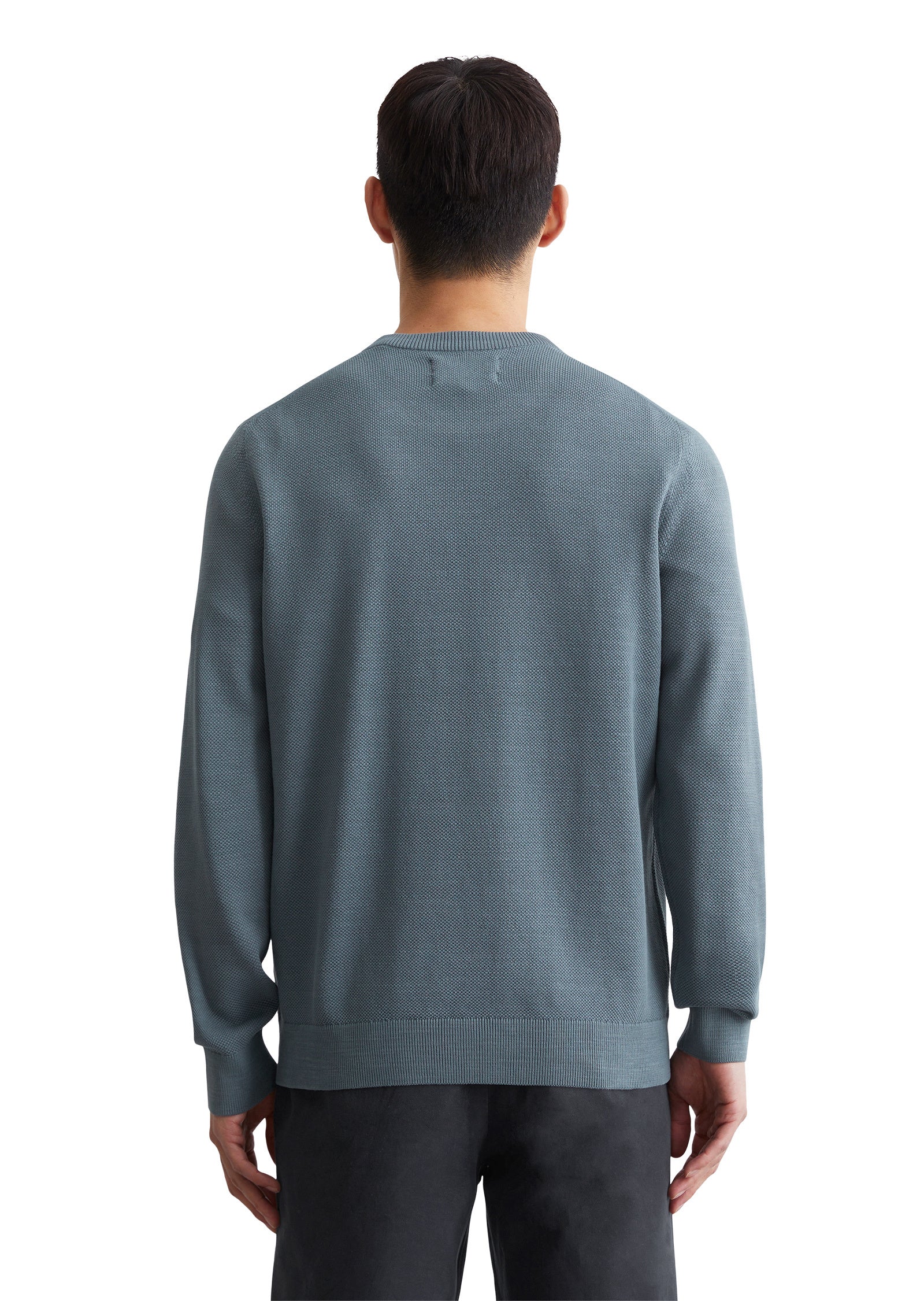 Sweatshirt aus Baumwolle - 870-storm - Blau