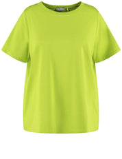 T-Shirt aus Modalmix - 05160 LIME TREE - Grün