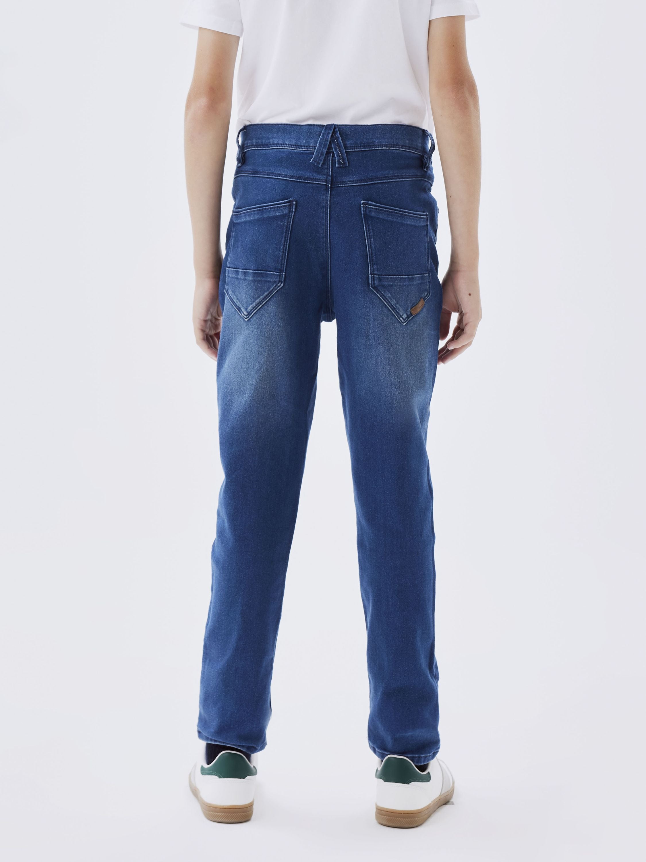 Jeans - Medium Blue Denim - Blau