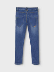 Jeans - Medium Blue Denim - Blau