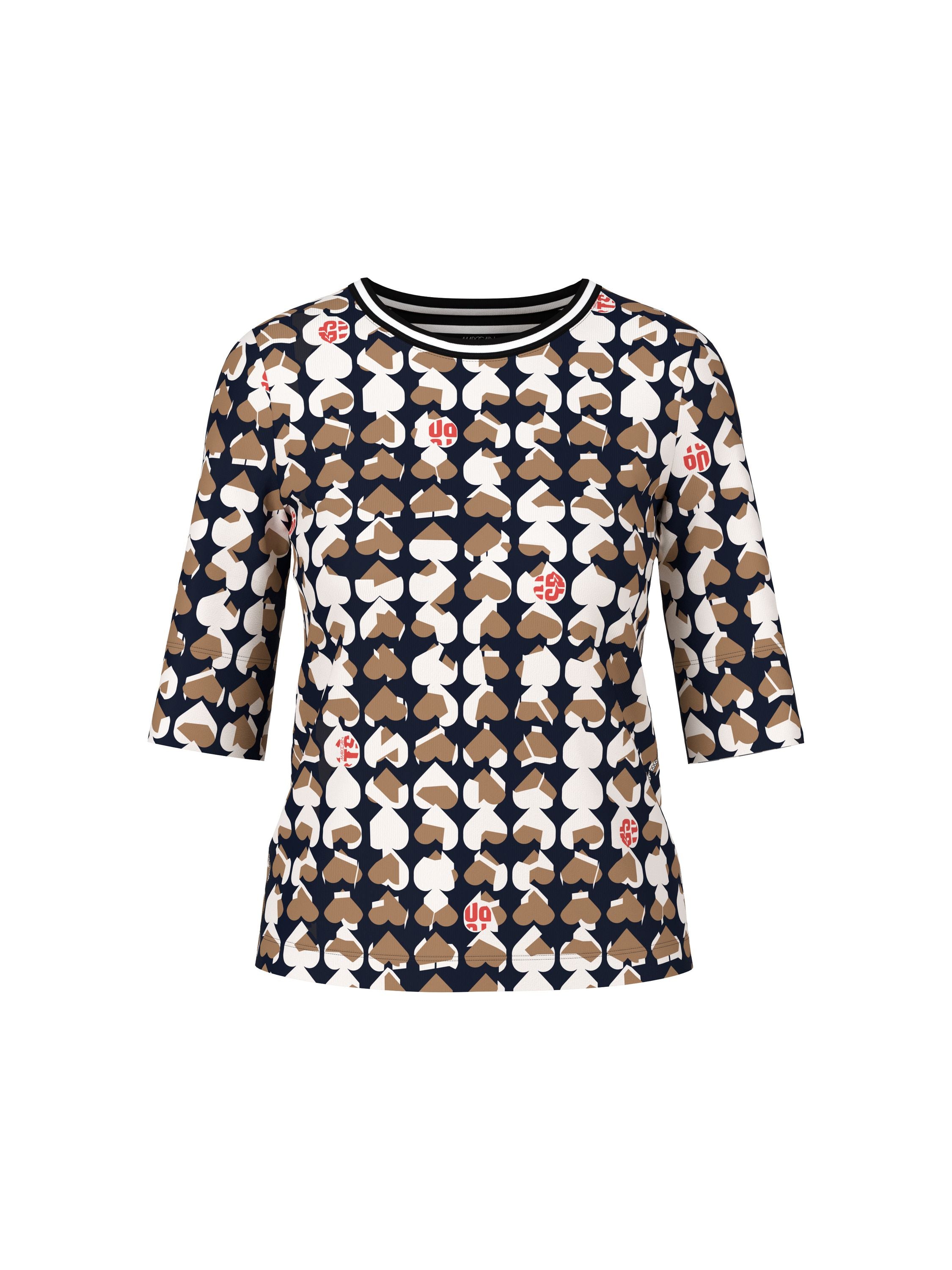 T-Shirt aus Baumwolle - 394 - Blau