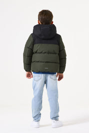 Winterjacke mit Kapuze - 1195-dark green - Grün