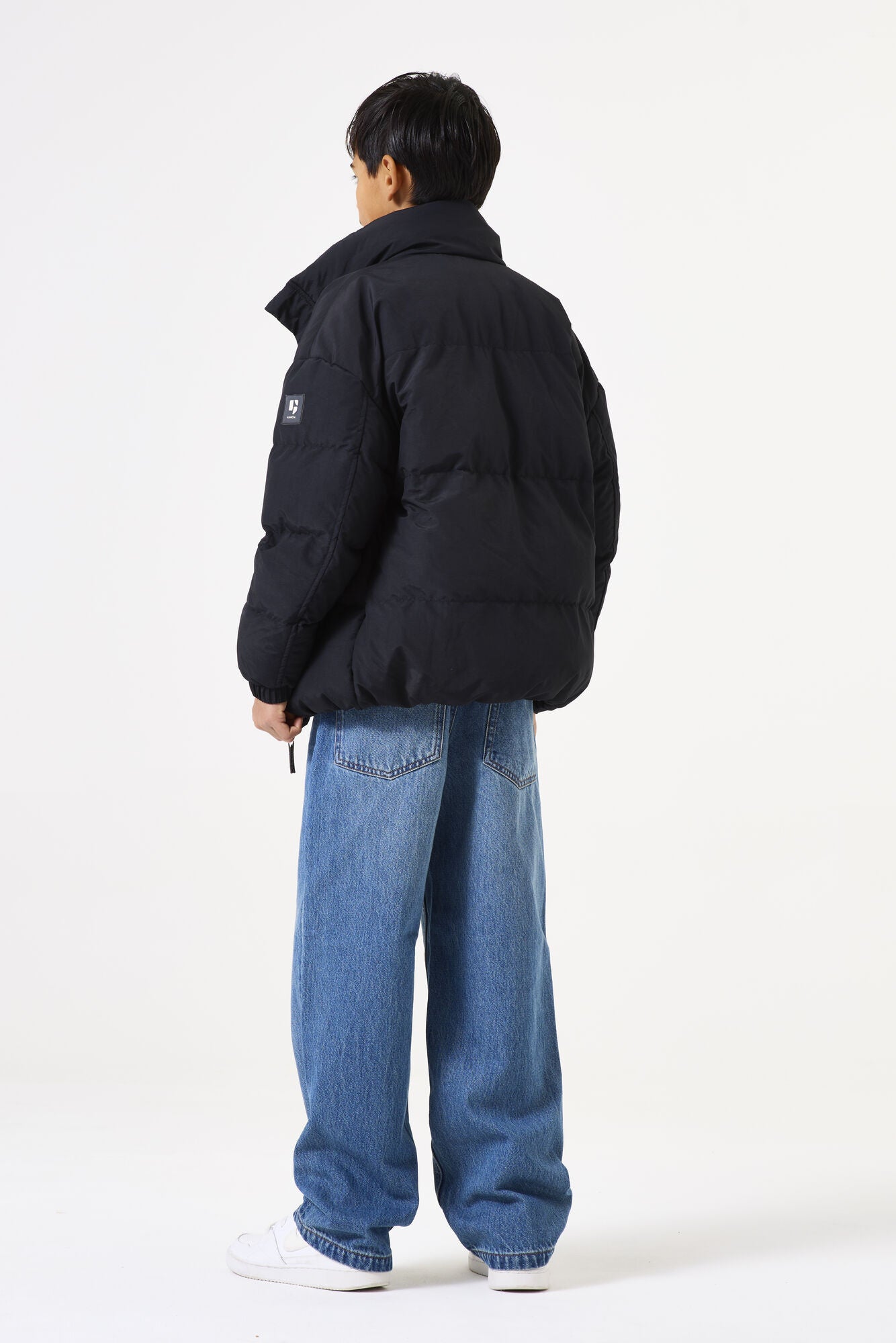 Winterjacke mit Stehkragen - 60-black - Schwarz