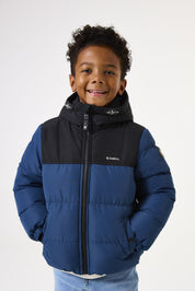 Winterjacke mit Kapuze - 3076-yale Blue - Blau