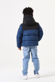 Winterjacke mit Kapuze - 3076-yale Blue - Blau