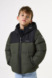 Winterjacke mit Kapuze - 1195-dark green - Grün