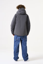 Übergangsjacke mit Kapuze - 2884-dark grey - Grau