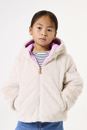 Übergangsjacke Reversible - 1127-soft sand - Rosa