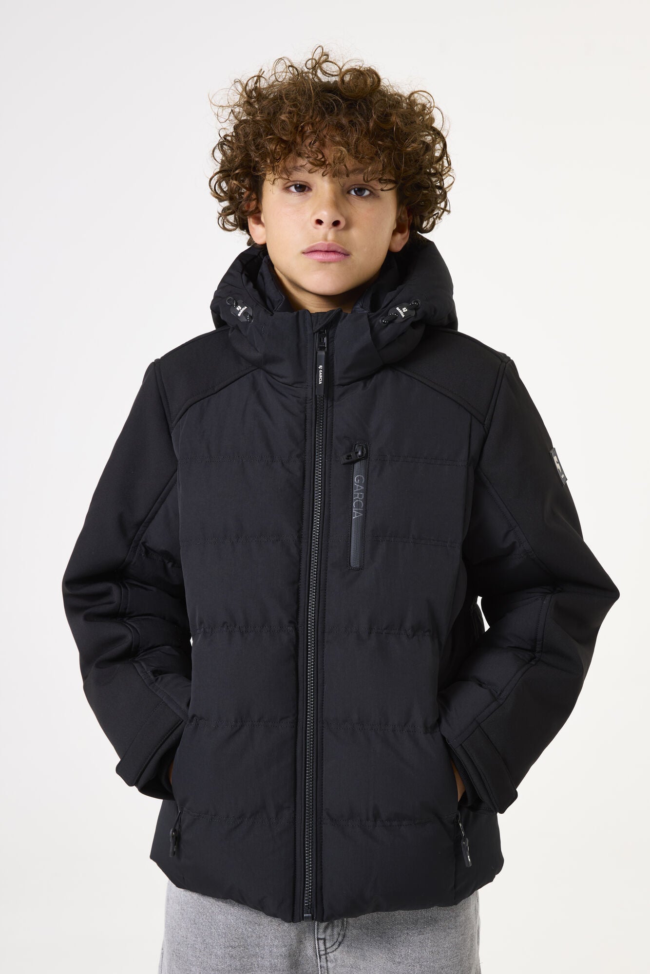 Übergangsjacke gesteppt - 60-black - Schwarz