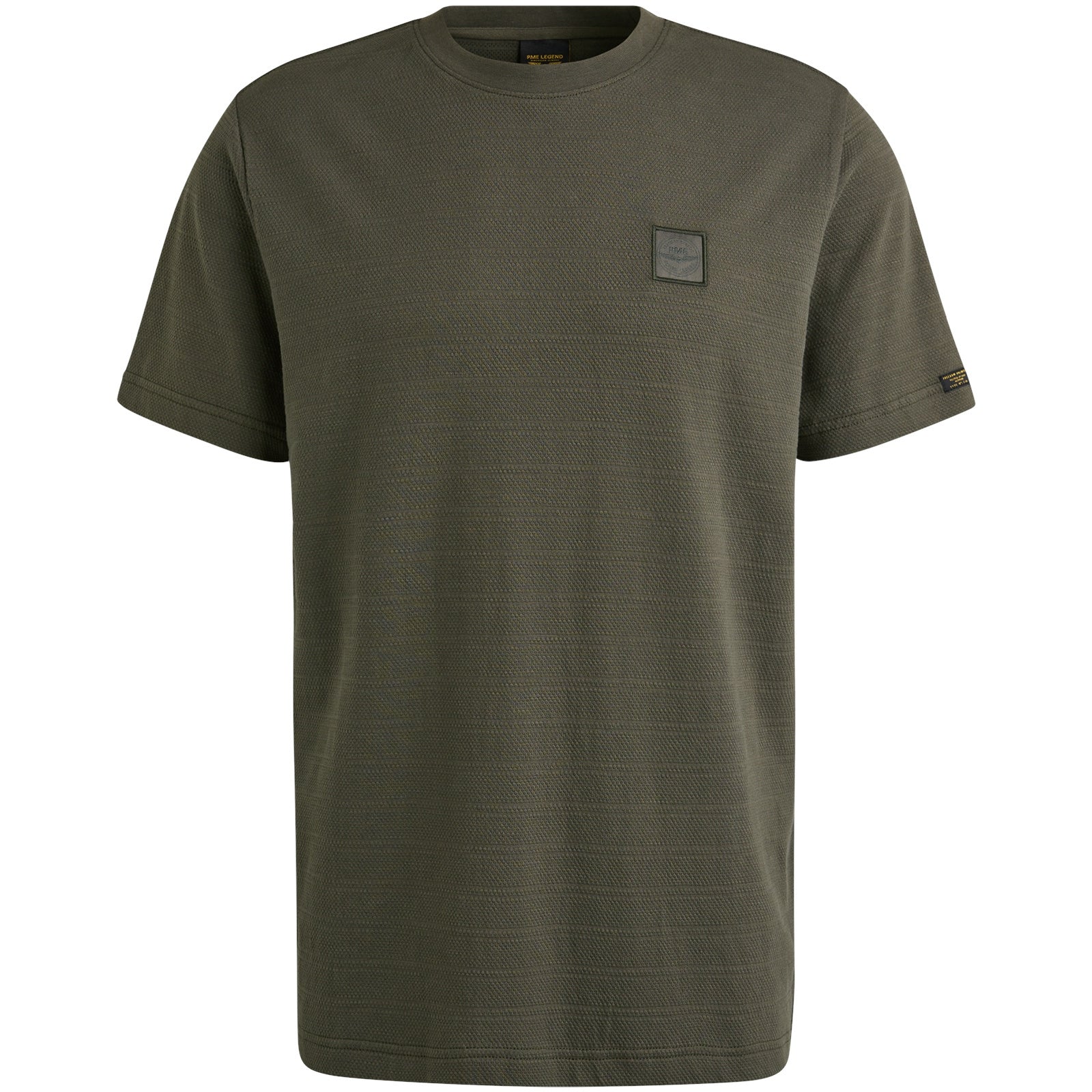 Strick-T-Shirt aus Baumwolle - 8039-Beluga - Grau