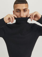 Strickpullover - Black - Schwarz