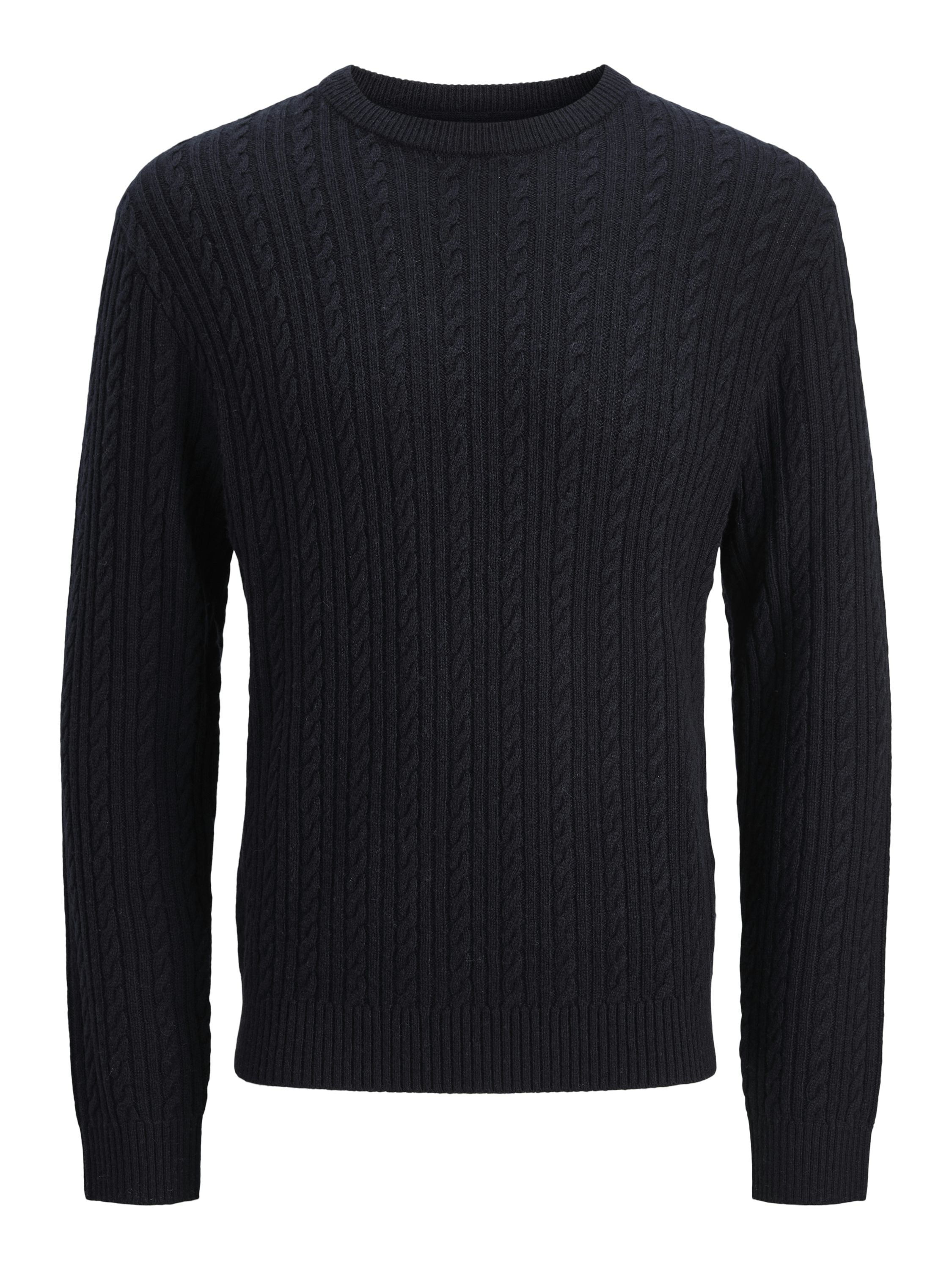 Strickpullover aus Wolle - Night Sky - Blau