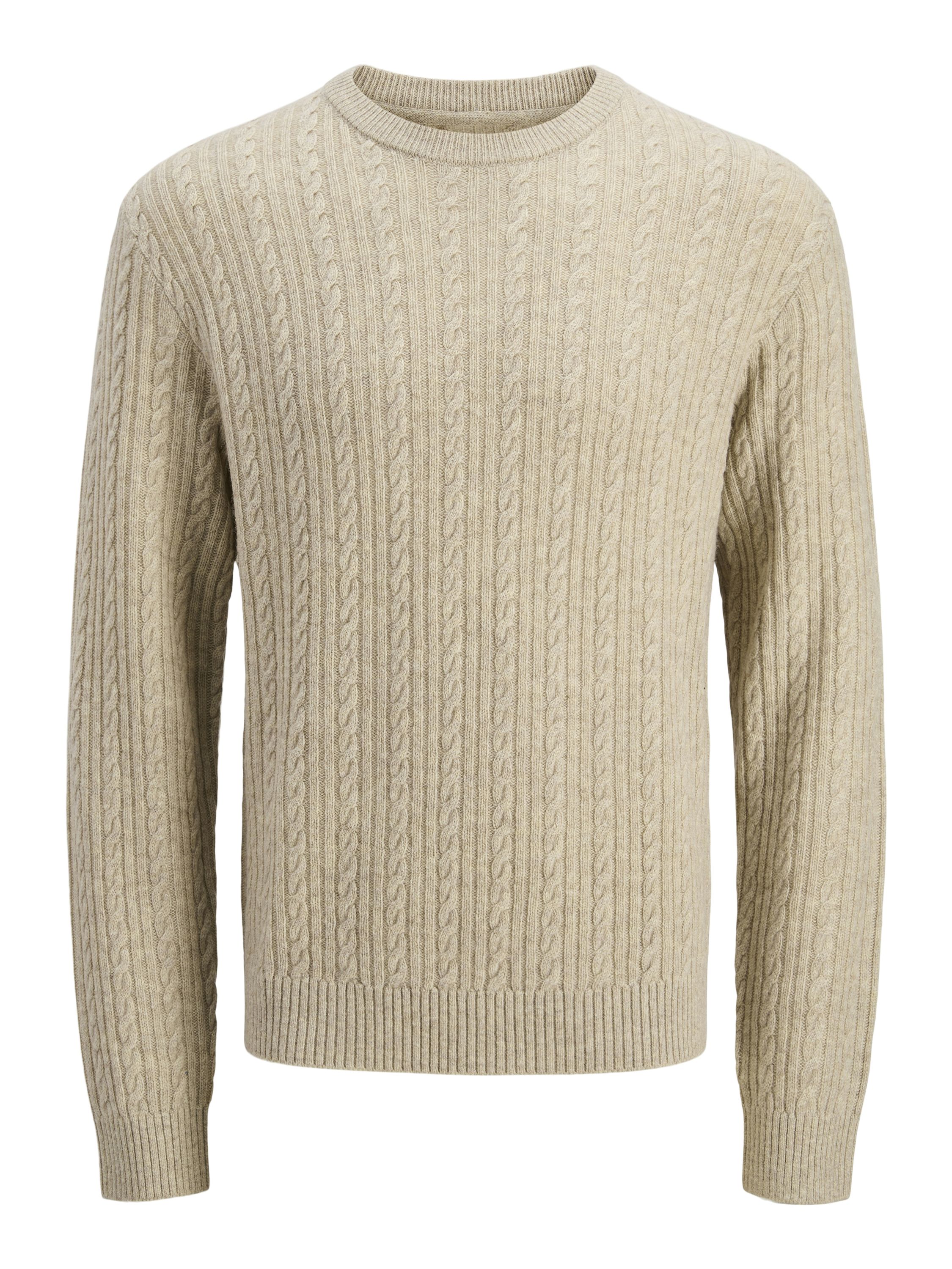 Strickpullover aus Wolle - Silver Lining/melange - Beige