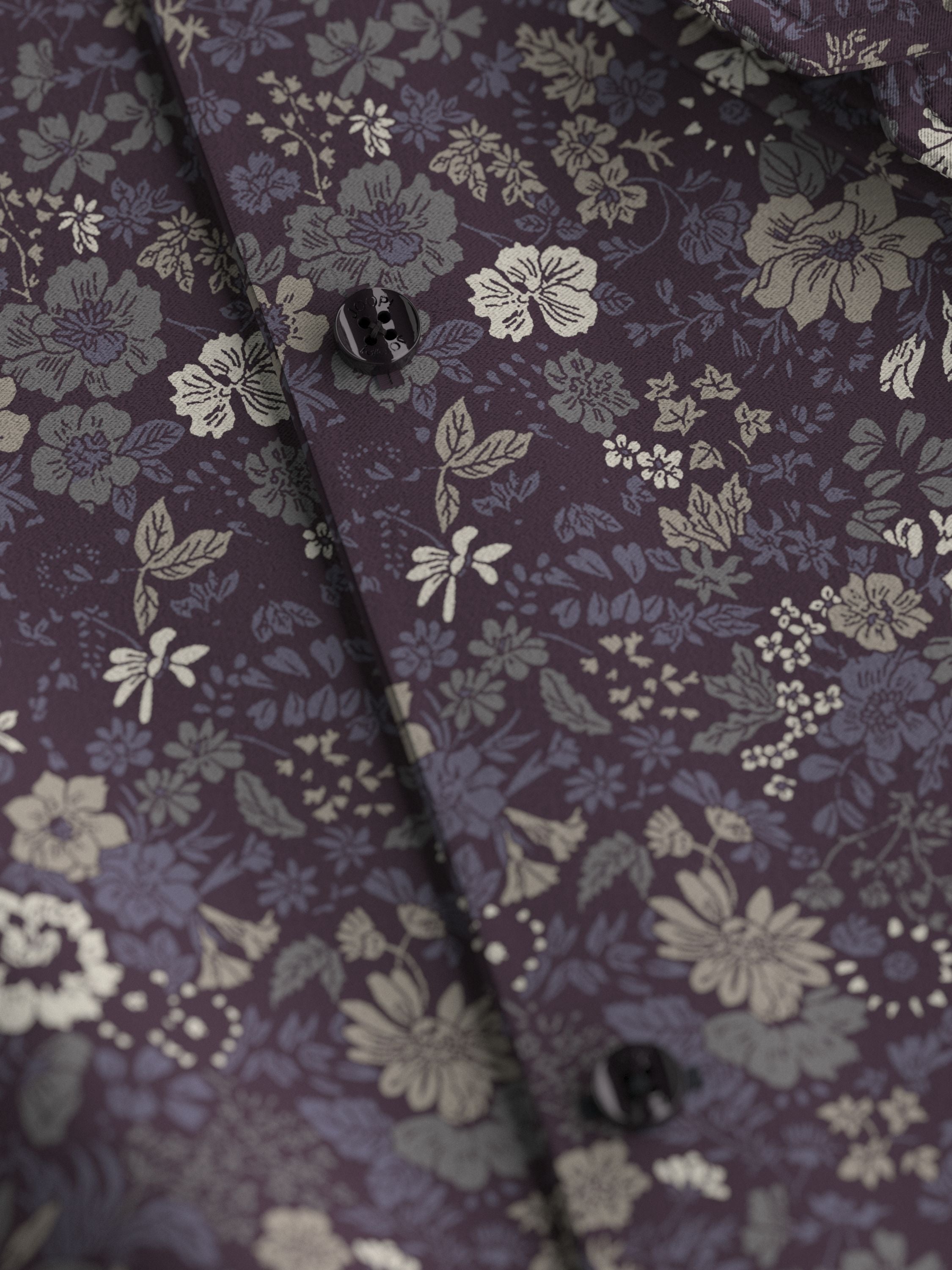Slim Fit Hemd - 522 - Violett