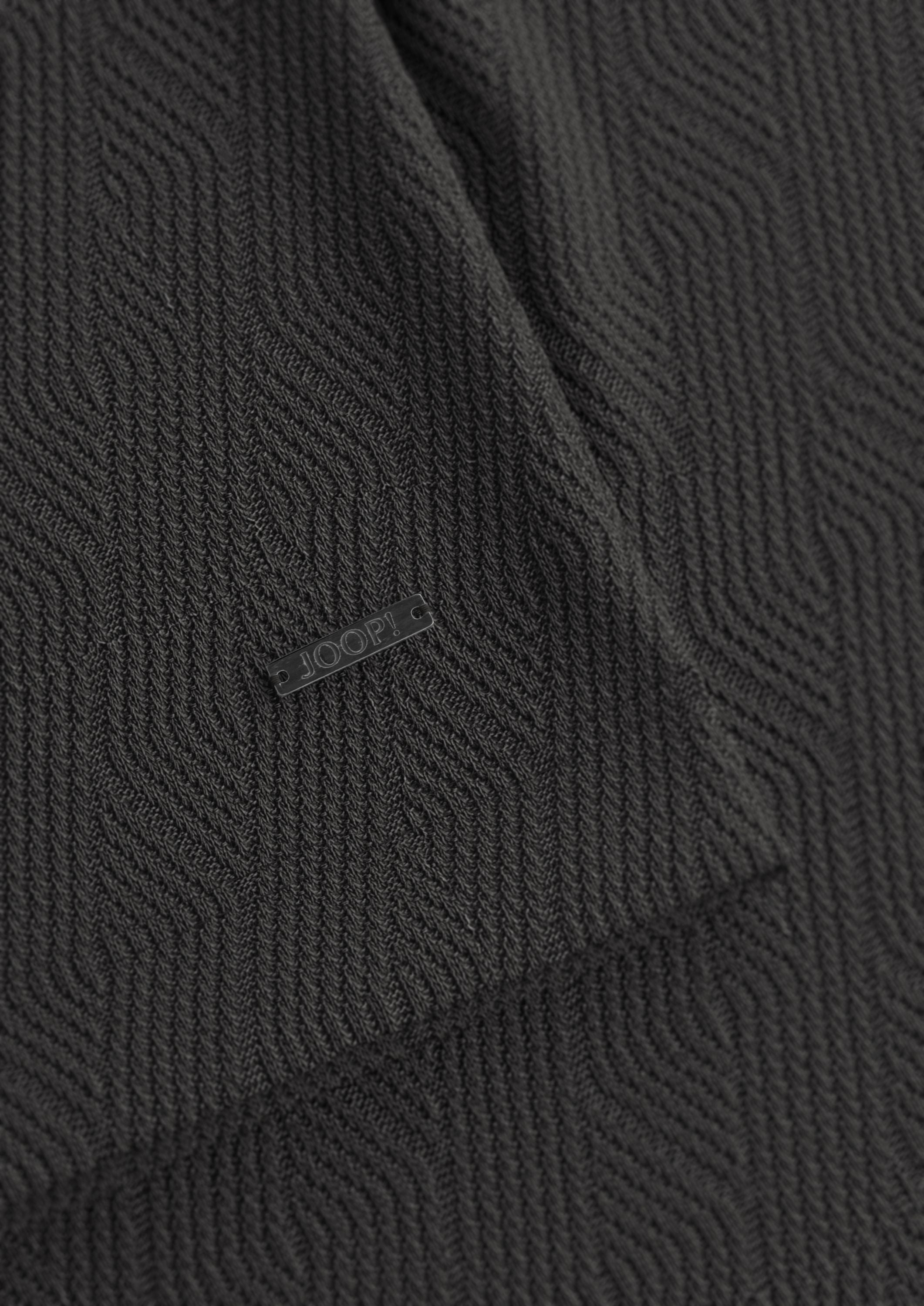 Strick-Poloshirt Modern Fit - 001 - Schwarz