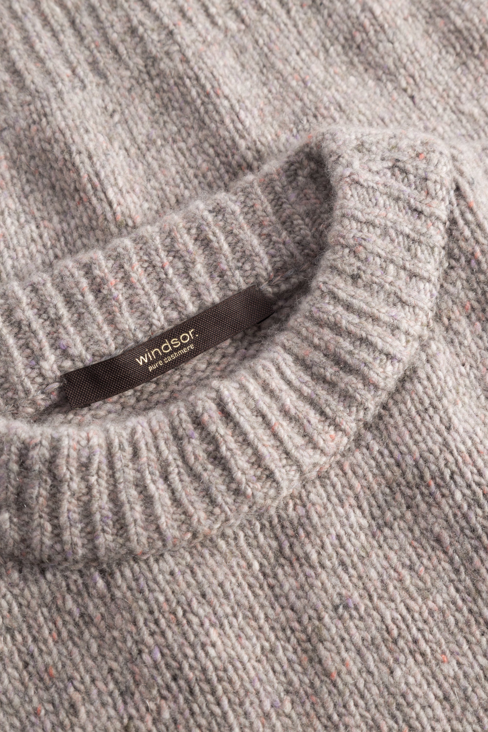 Strickpullover aus Kaschmir - Open Beige 299 - Grau