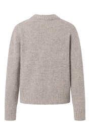 Strickpullover aus Kaschmir - Open Beige 299 - Grau