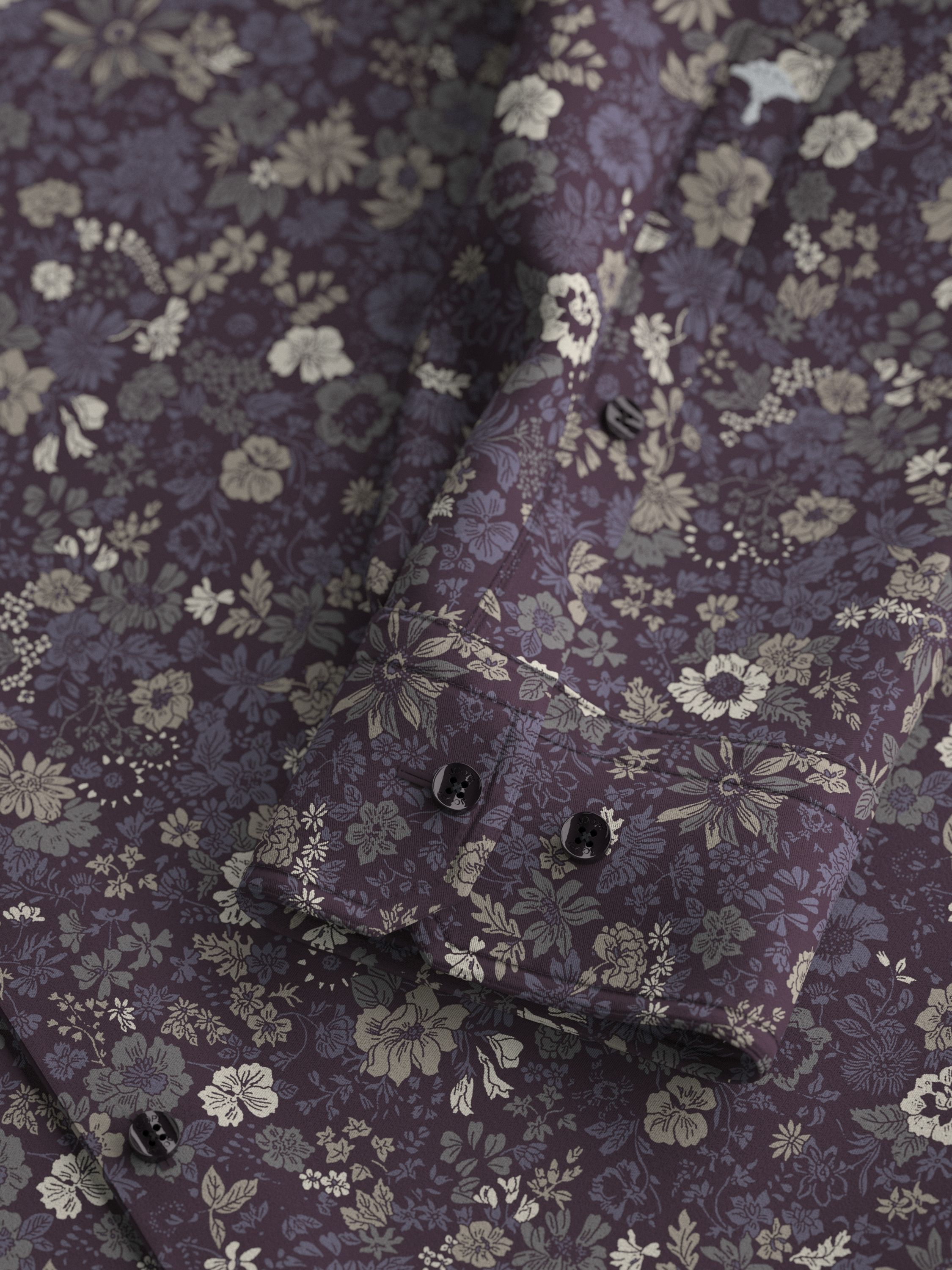 Slim Fit Hemd - 522 - Violett