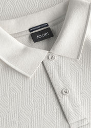 Strick-Poloshirt Modern Fit - 107 - Weiß