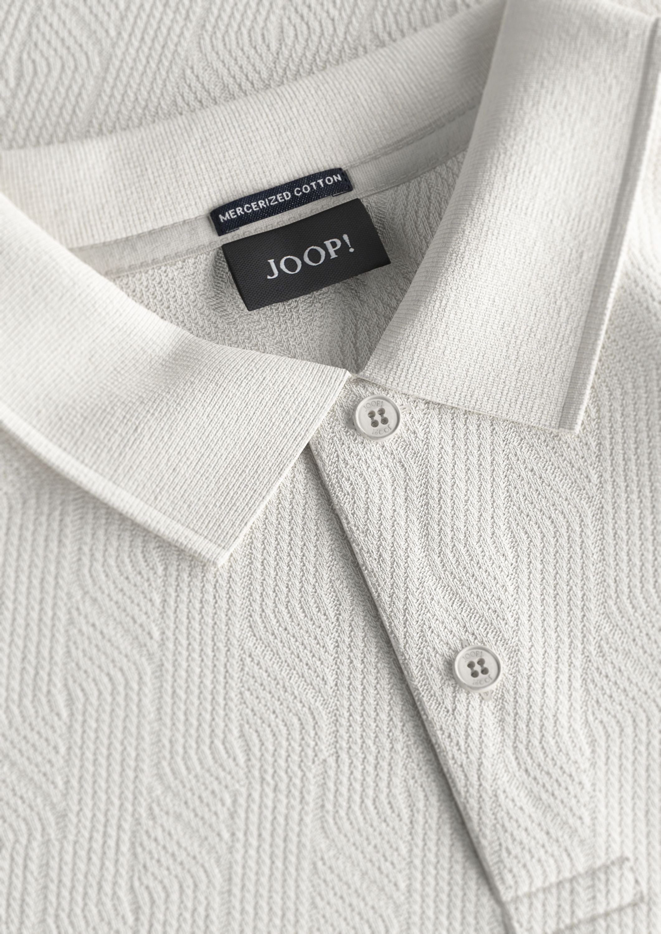 Strick-Poloshirt Modern Fit - 107 - Weiß
