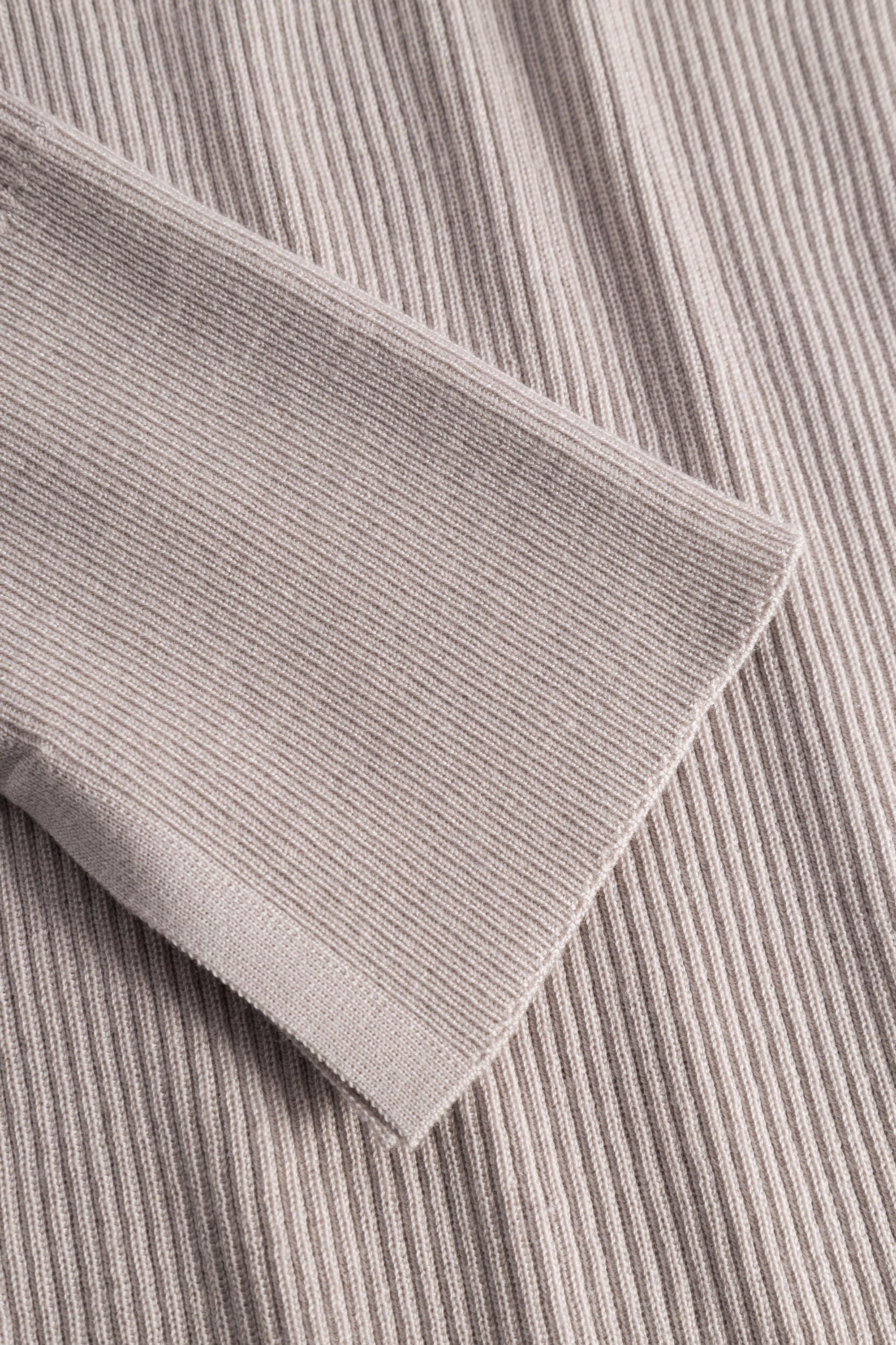 Strickpullover aus Woll-Seide-Mix - Open Beige 298 - Beige
