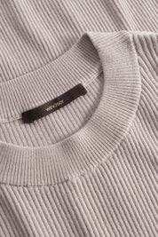 Strickpullover aus Woll-Seide-Mix - Open Beige 298 - Beige