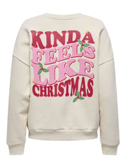 Sweatshirt aus Baumwollmix - Birch/KINDA FEELS LIKE - Beige