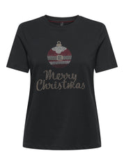 T-Shirt KITA XMAS - Black/MERRY CHRISTMAS - Schwarz