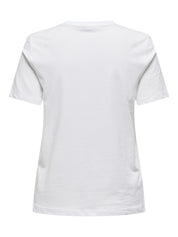 T-Shirt KITA XMAS - Cloud Dancer/SANTAS FAVORITE - Weiß