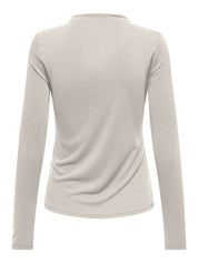 Langarmshirt aus Modalmix - Pumice Stone - Beige