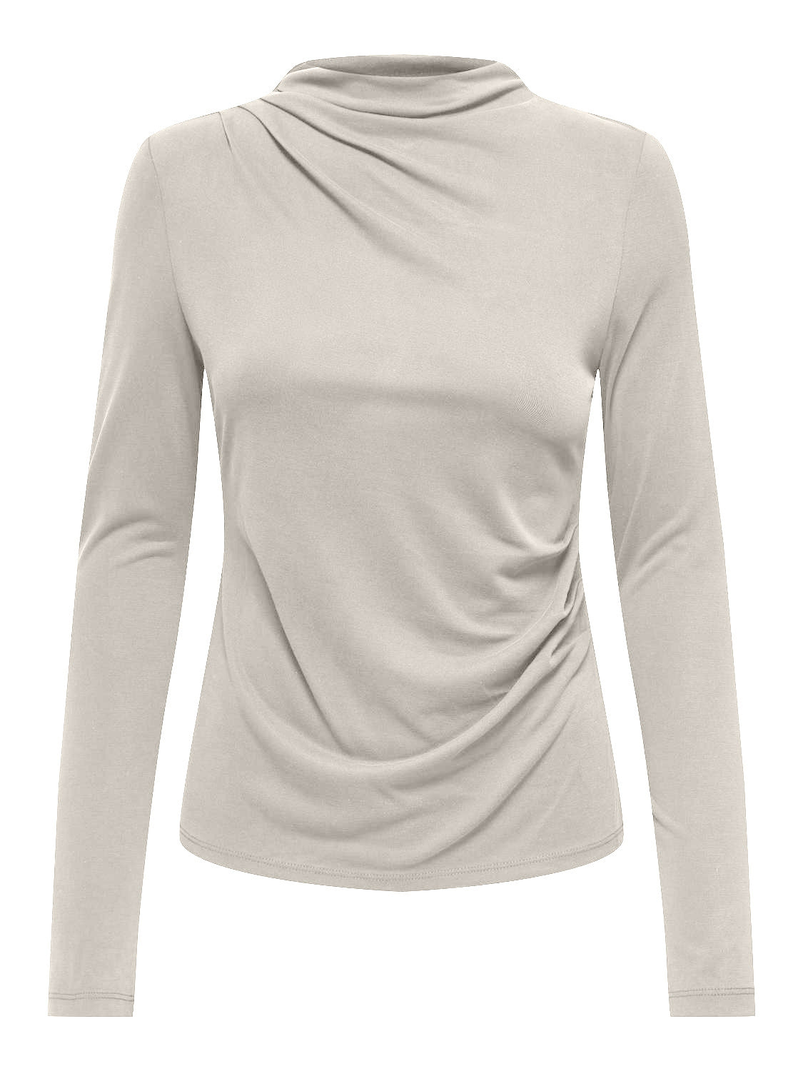 Langarmshirt aus Modalmix - Pumice Stone - Beige