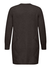 Strickjacke - Chocolate Torte/MELANGE - Braun