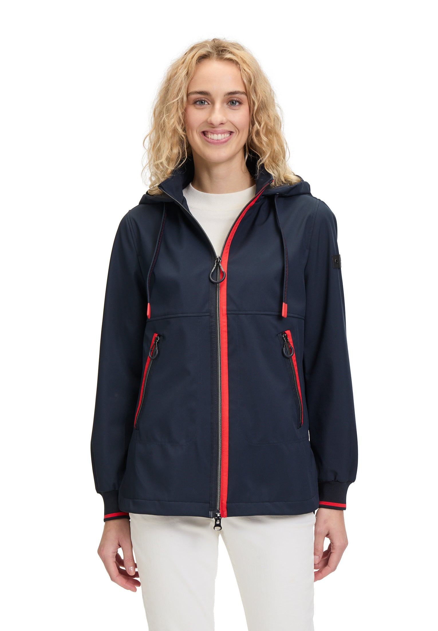 Regenjacke mit Kapuze - 8538-Deep Navy - Blau