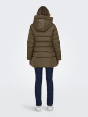 Steppmantel LINA - Beech - Khaki
