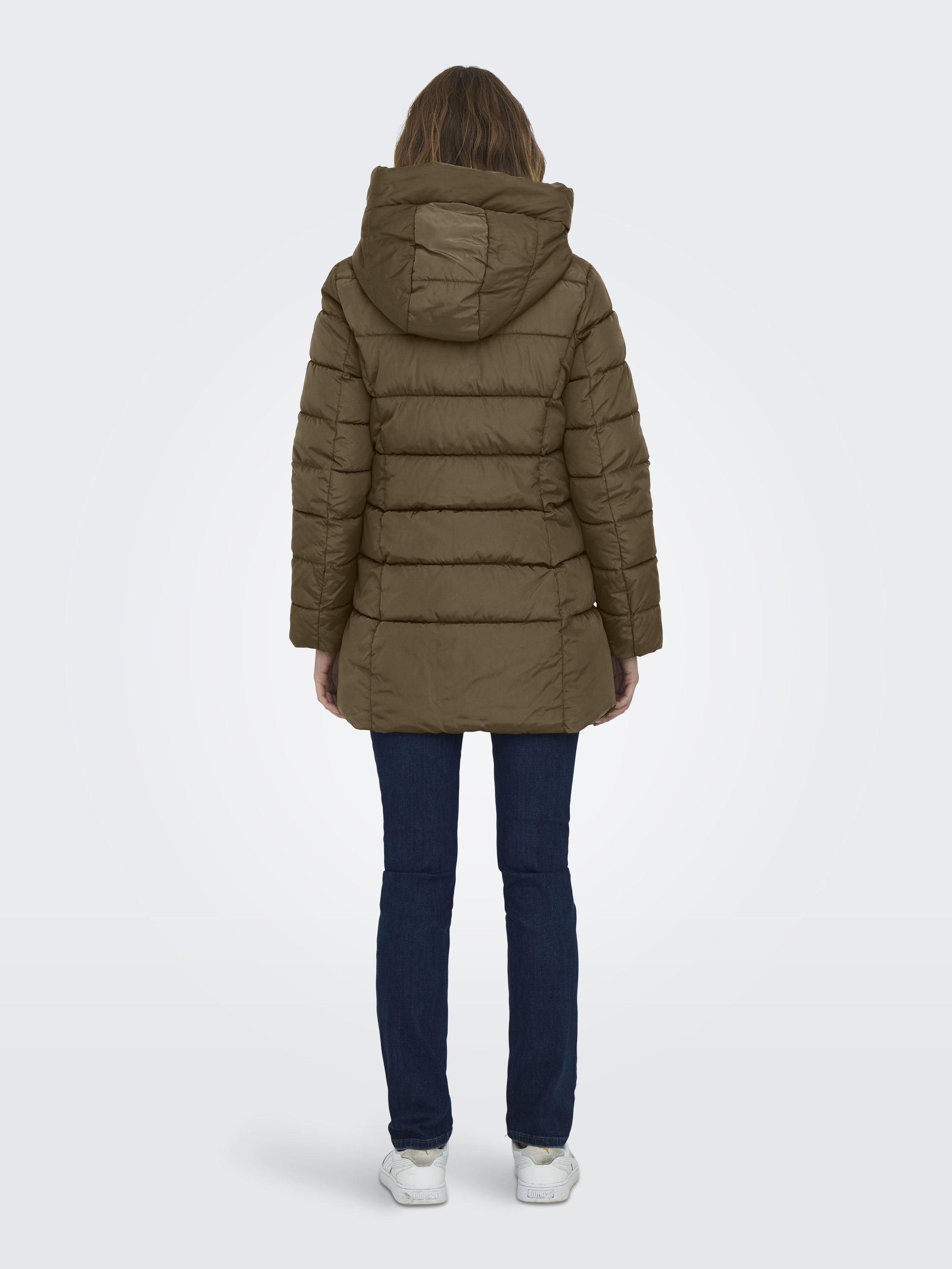 Steppmantel LINA - Beech - Khaki