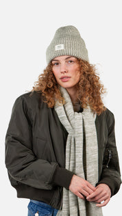 Strickmütze OWLET - pale army - Grün