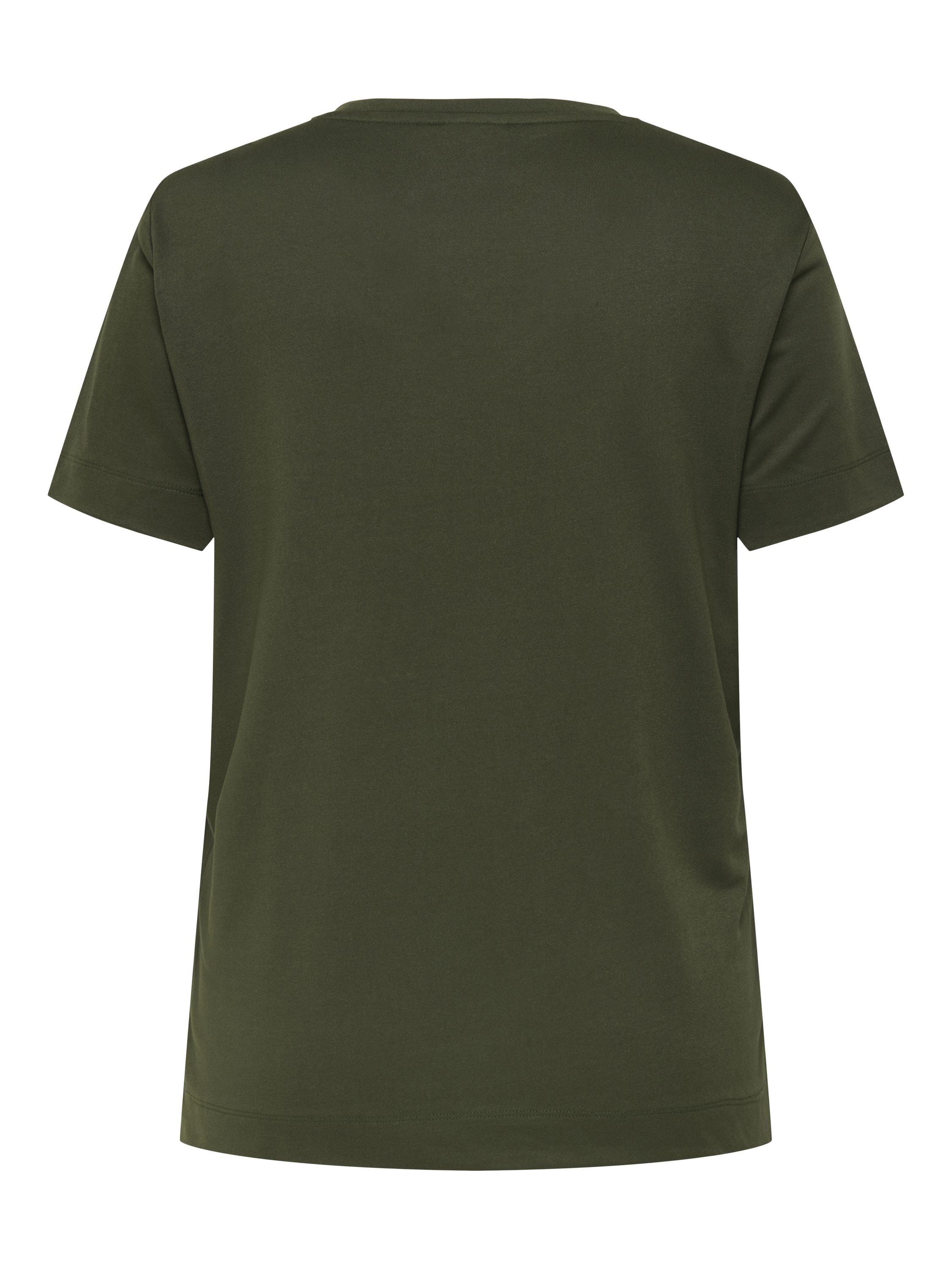 T-Shirt aus Modalmix - Forest Night/Tie dye - Grün