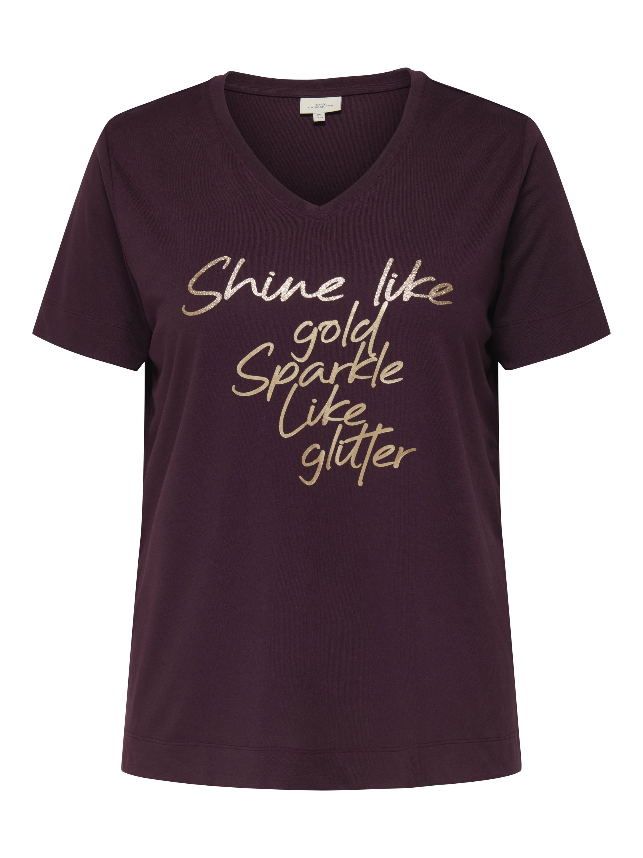 T-Shirt aus Modalmix - Winetasting/Shine - Rot