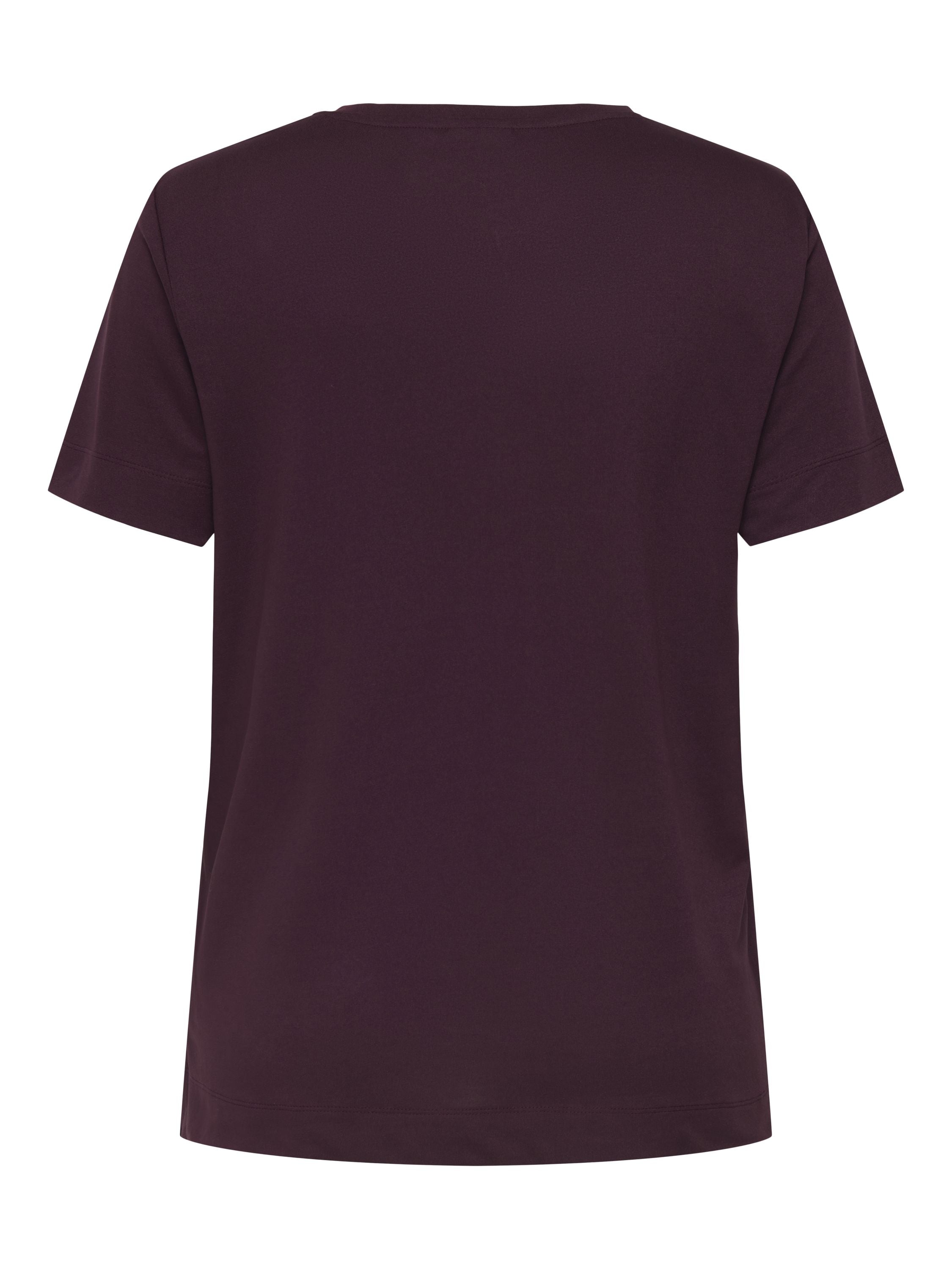 T-Shirt aus Modalmix - Winetasting/Shine - Rot