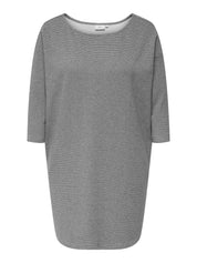 T-Shirt Kleid - Medium Grey Melange/ULTIMATE G - Grau