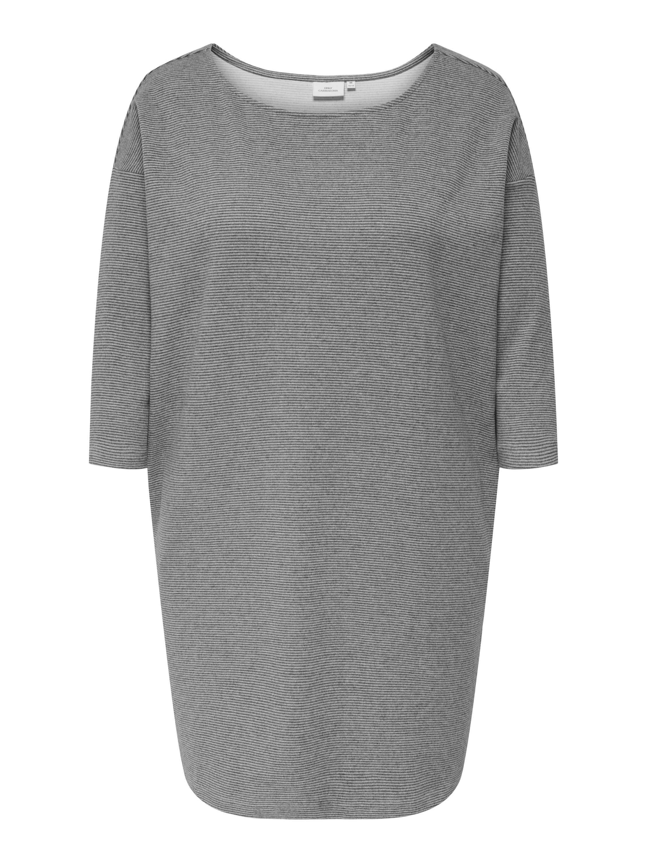T-Shirt Kleid - Medium Grey Melange/ULTIMATE G - Grau