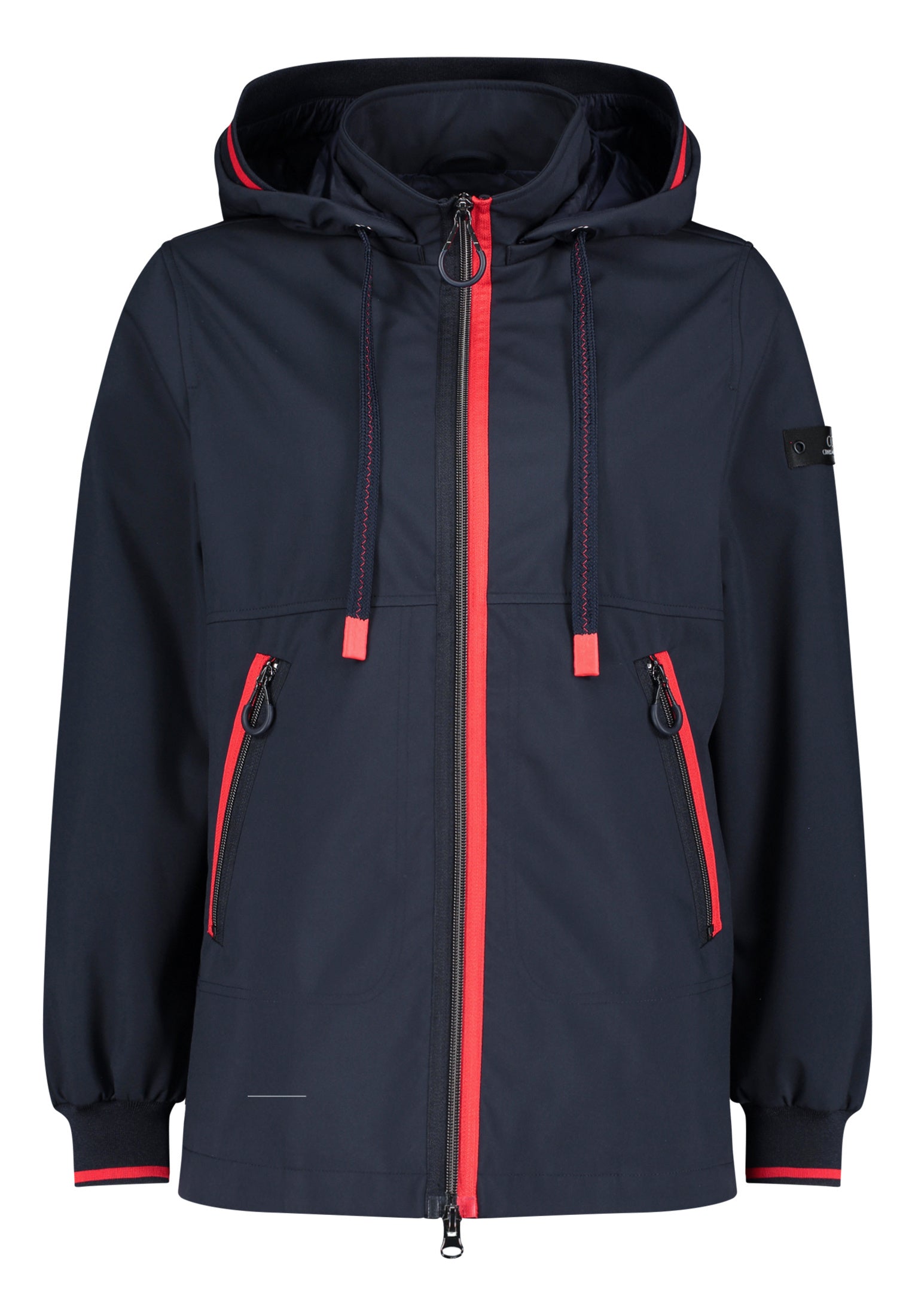 Regenjacke mit Kapuze - 8538-Deep Navy - Blau