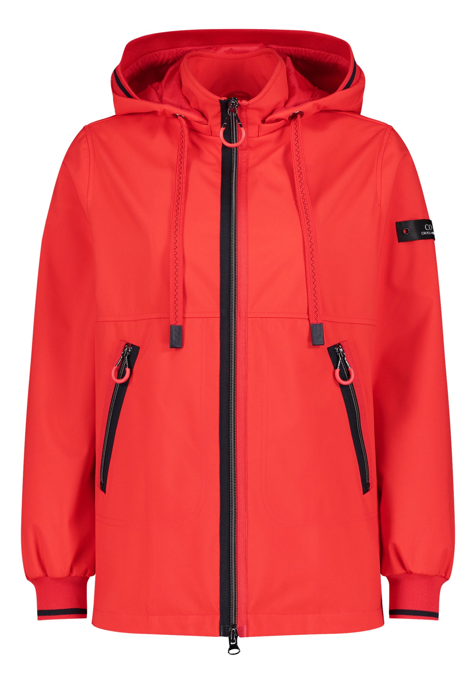 Regenjacke mit Kapuze - 4136-Mars Red - Rot