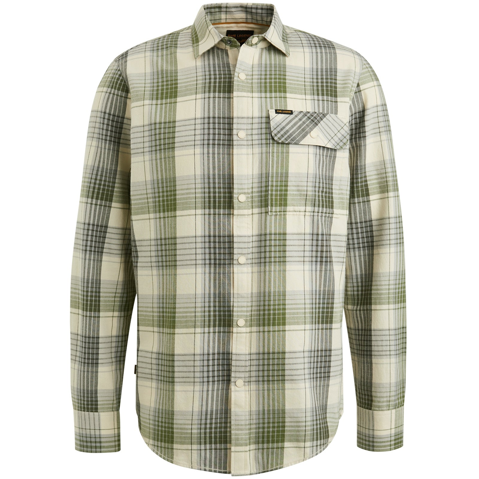 Freizeithemd kariert Regular Fit - 6380-Loden Green - Grün