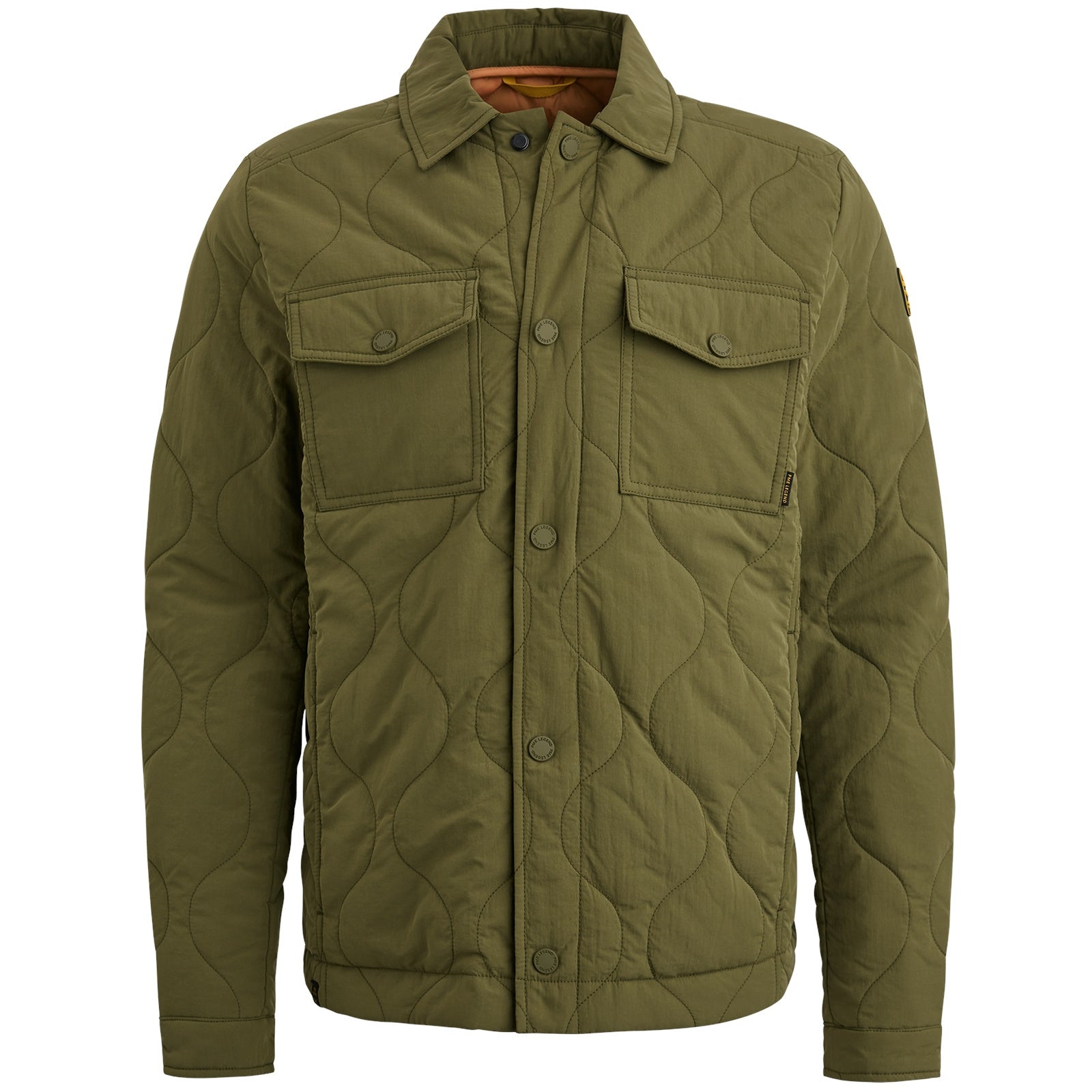 Übergangsjacke mit aufliegendem Kragen - 6422-Winter Moss - Grün