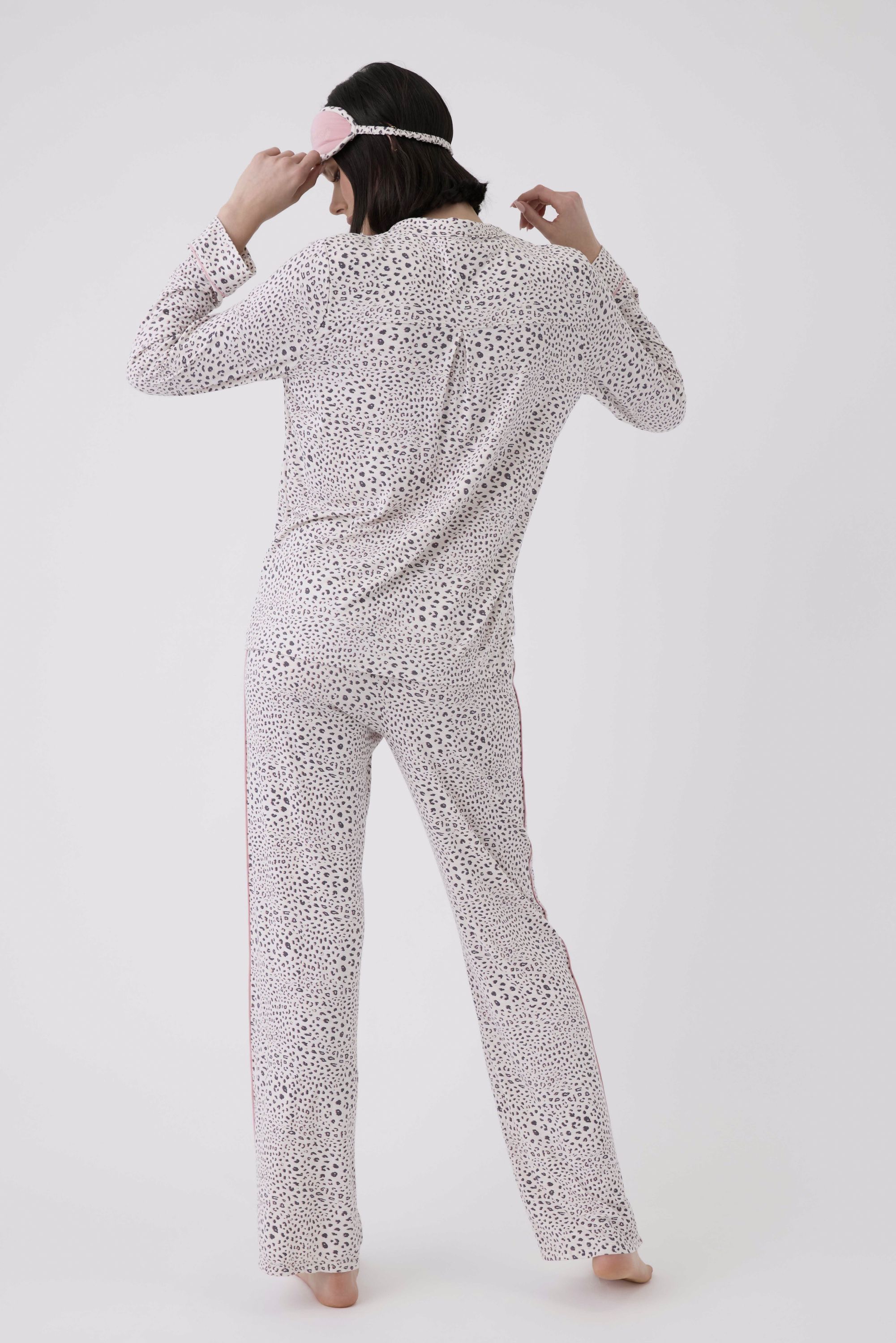 3-teiliges Pyjama-Set - 405-camel - Rosa