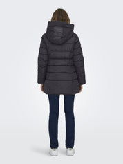 Steppmantel LINA - Blackened Pearl - Schwarz