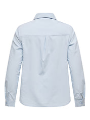 Bluse aus Lyocellmix - Cashmere Blue - Blau